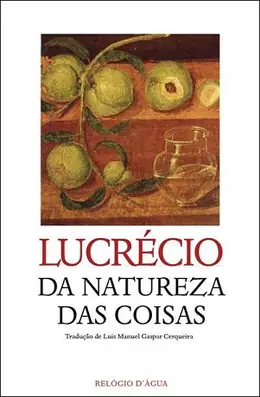 Capa de «Da natureza das coisas»